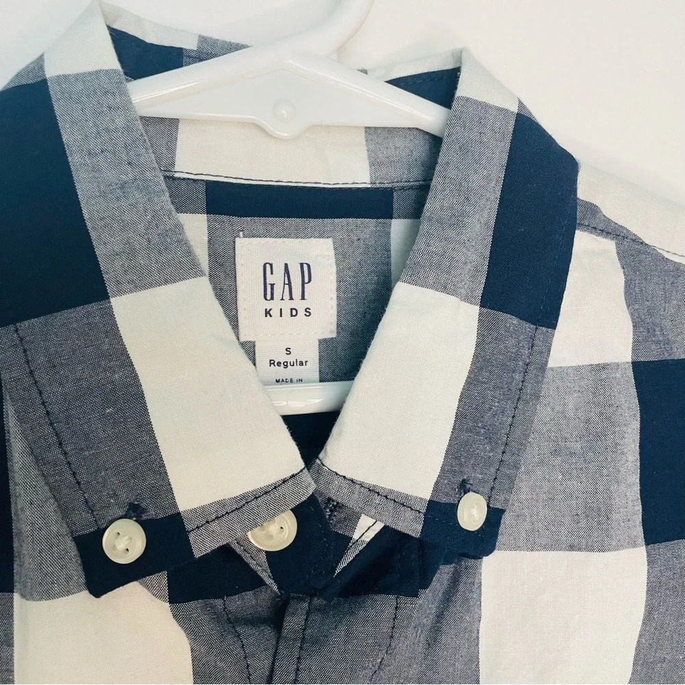 Gap S Button Up Shirt Buffalo Check